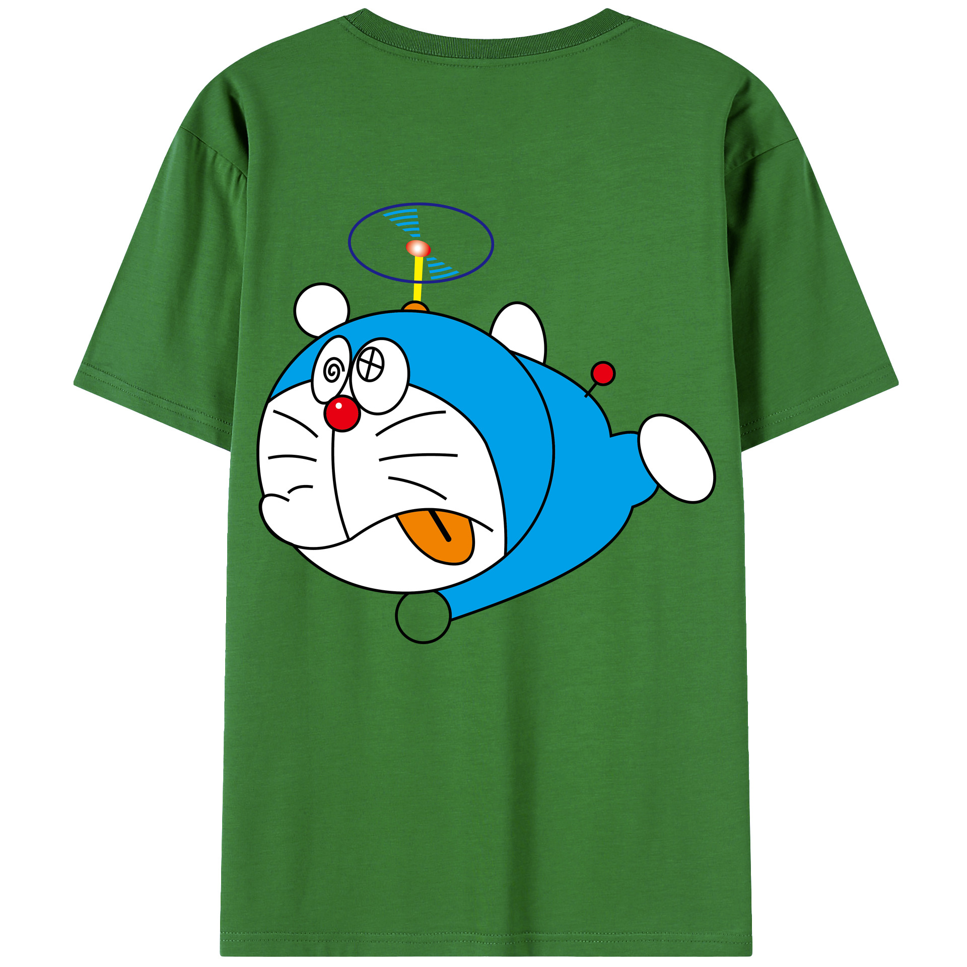 （画像用） ドラえもん Doraemon レディース半袖Tシャツ(バックプリント)